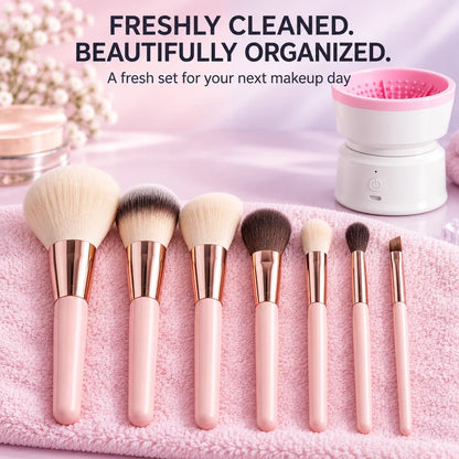 Electric Makeup Brush Cleaning Machine - Quick Wash & Easy Operation