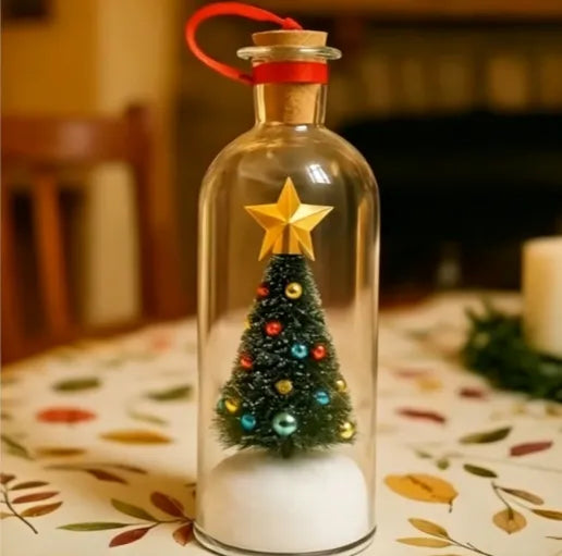 Recordable Voice Message Christmas Memory Bottle - Meaningful & Holiday Decoration