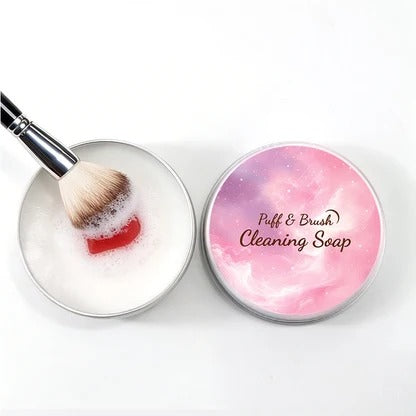 Makeup Brush Cleaner Soap - Deep Cleaning Solid Cleanser