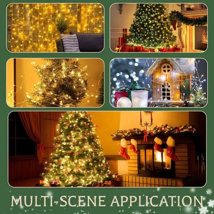 ✨ LED Copper Wire Firecracker String Lights – Sparkling Christmas & Holiday Decorations