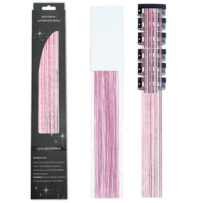 🔥Last Day50%OFF ✨Clip-in Tinsel Hair Extensions (6 tablets) box