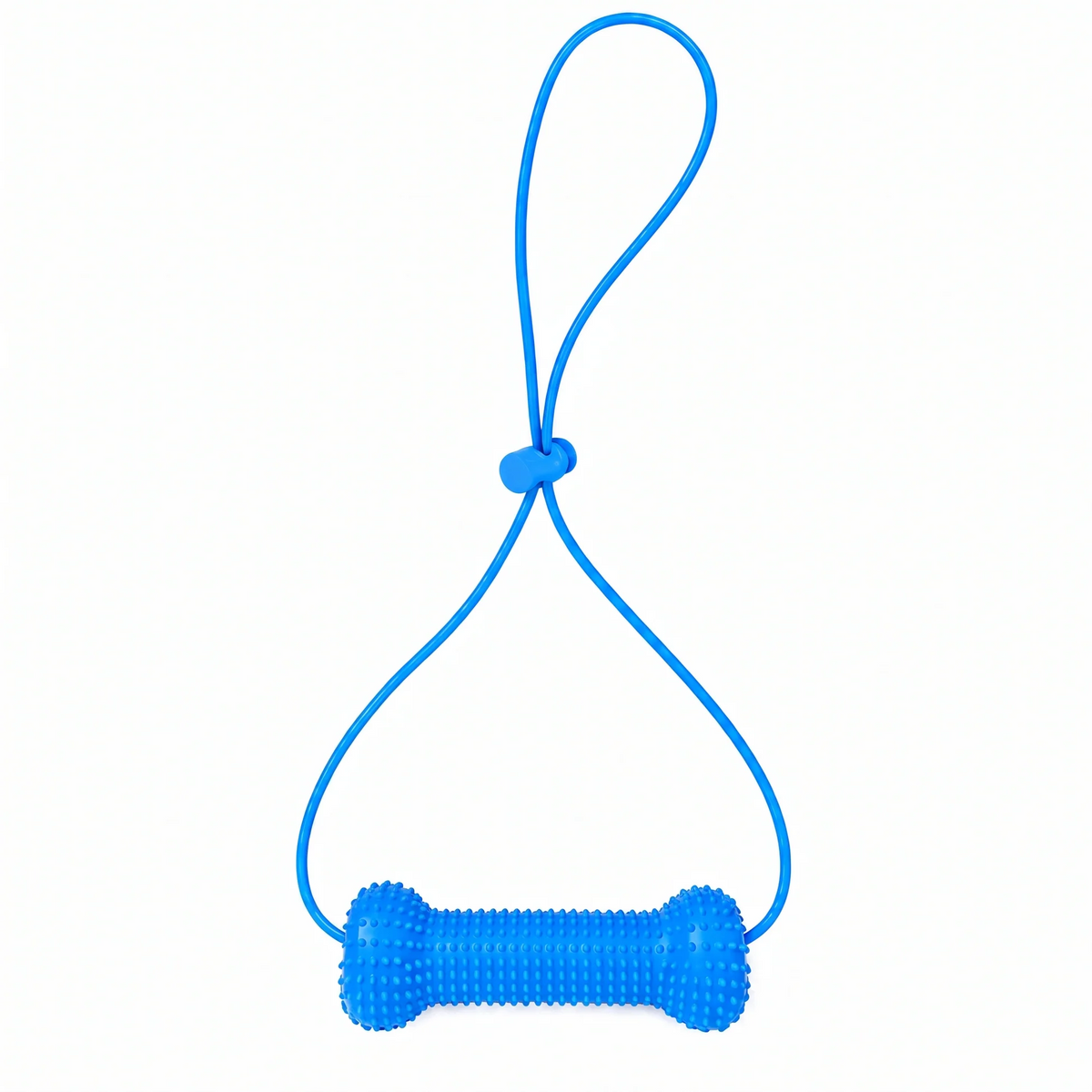 🐶 Dog Teeth Cleaning Toy – Interactive Dental Chew Bone with Rope to Help Keep Your Dog’s Mouth Open for Easier Brushing & Oral Care 🦷💙