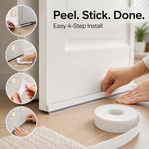 🚪Weatherproof Door &Window Seal Strip - Stop Drafts, Dust & Water Gaps