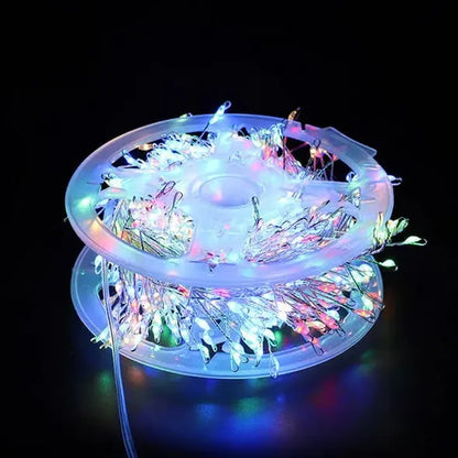 ✨ LED Copper Wire Firecracker String Lights – Sparkling Christmas & Holiday Decorations