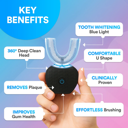 360° Deep Clean Toothbrush – Soft Bristles for a Brighter, Fresher Smile 🦷✨