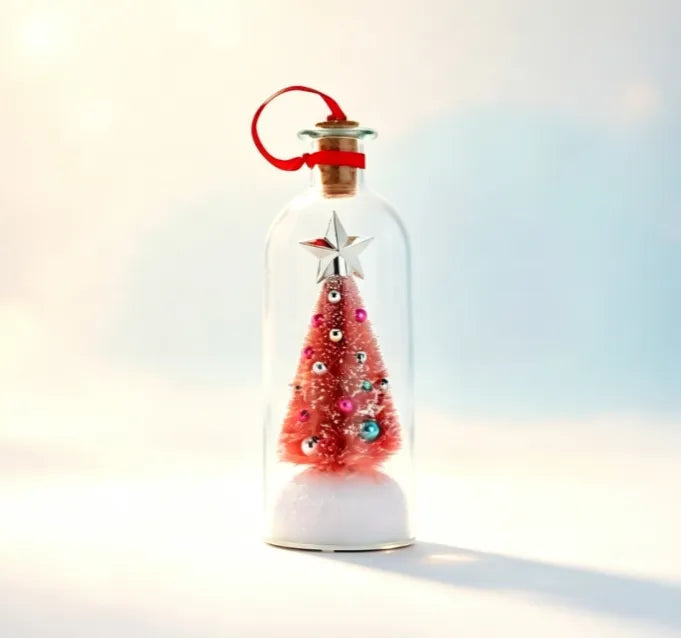 Recordable Voice Message Christmas Memory Bottle - Meaningful & Holiday Decoration