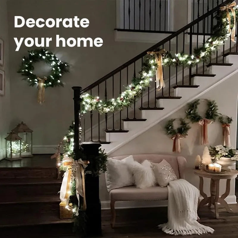 ✨ LED Copper Wire Firecracker String Lights – Sparkling Christmas & Holiday Decorations