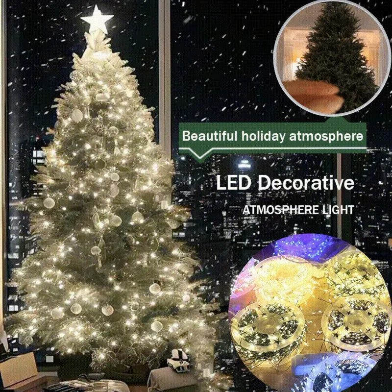 ✨ LED Copper Wire Firecracker String Lights – Sparkling Christmas & Holiday Decorations