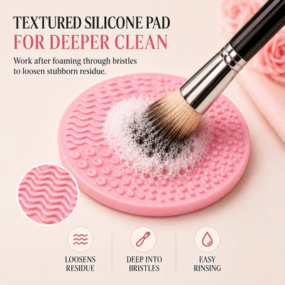 Makeup Brush Cleaner Soap - Deep Cleaning Solid Cleanser