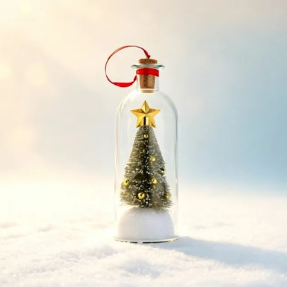 Recordable Voice Message Christmas Memory Bottle - Meaningful & Holiday Decoration