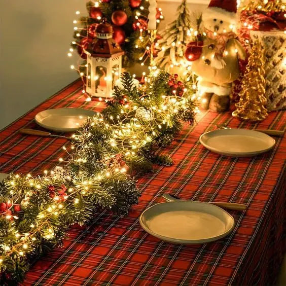 ✨ LED Copper Wire Firecracker String Lights – Sparkling Christmas & Holiday Decorations