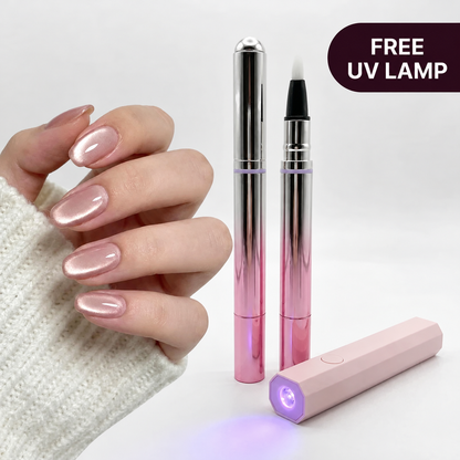 ✨ 2-in-1 Cat Eye Nail Art Pen – Dual-Ended Magnetic Tool for Stunning Salon-Style Nails 💅