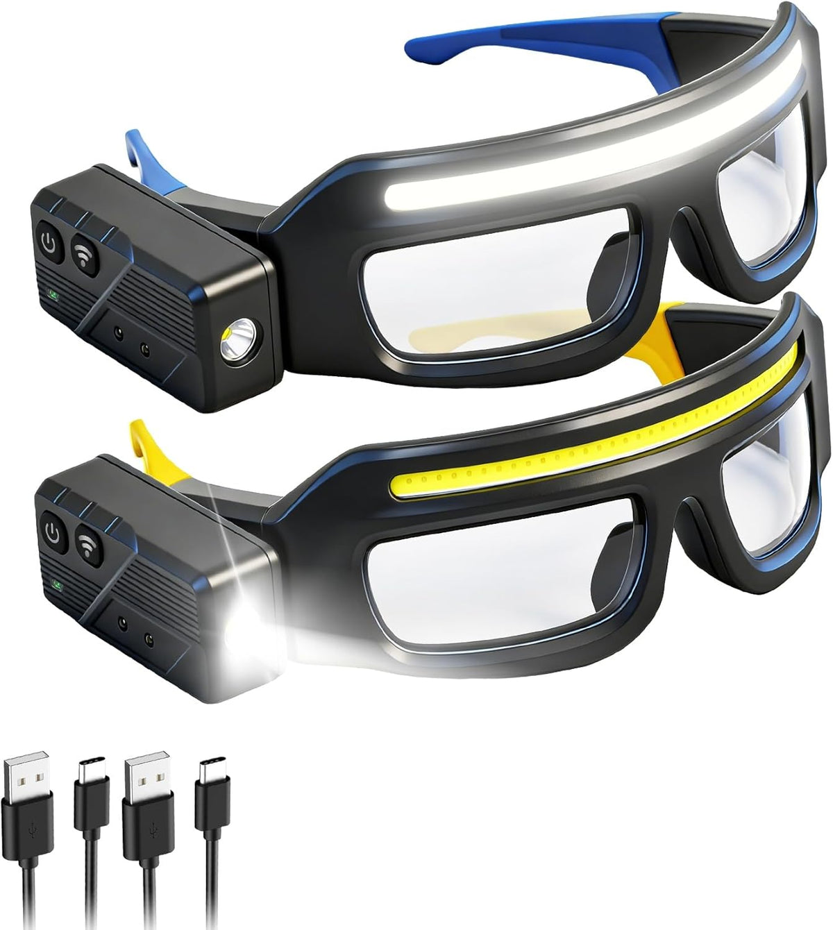 Gloxlite rechargeable headlight glasses product image 1