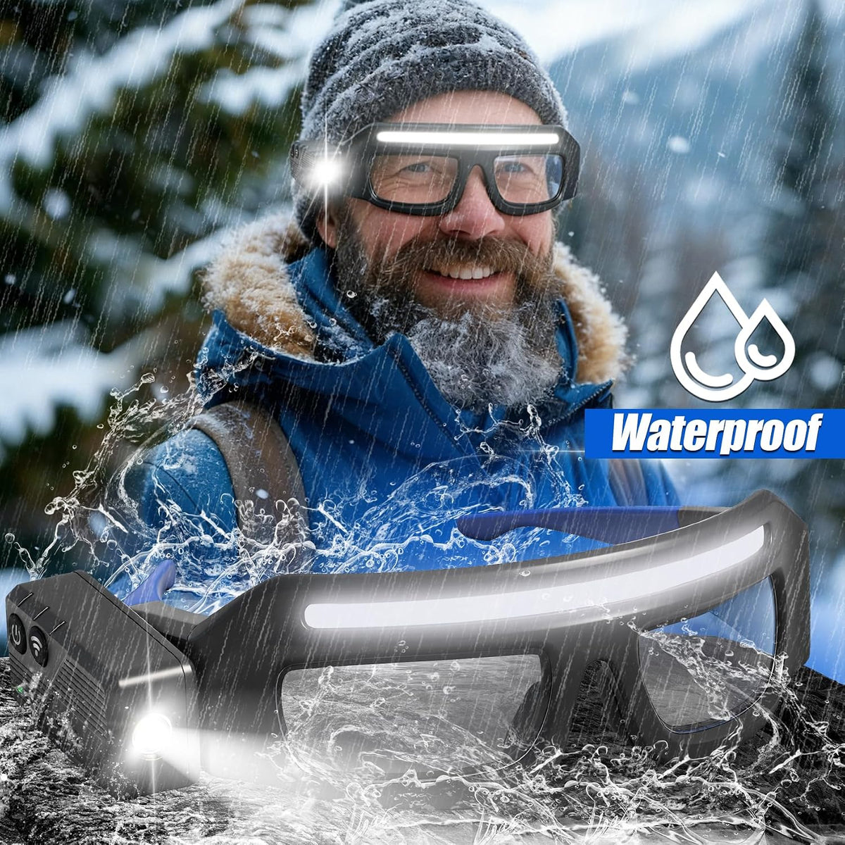 Gloxlite rechargeable headlight glasses product image 6
