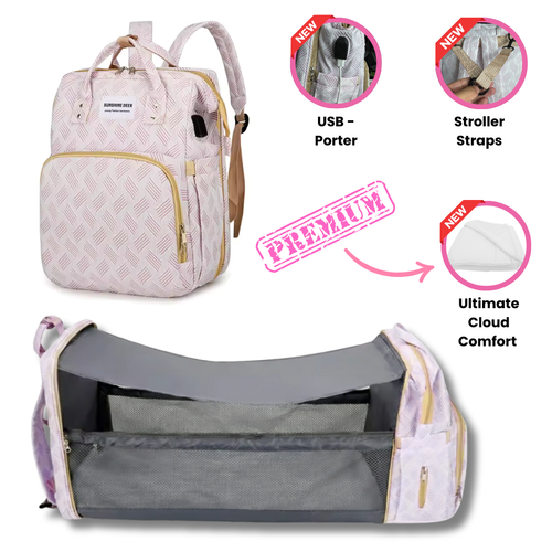 Momshell Premium diaper backpack - Green