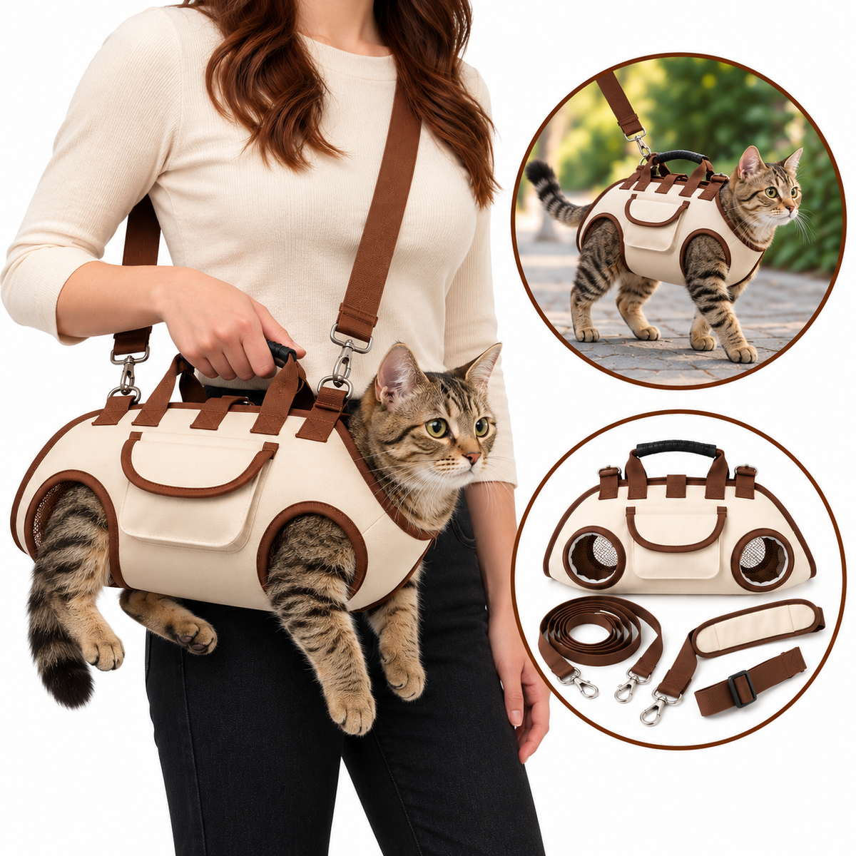 Multifunctional Portable Pet Backpack