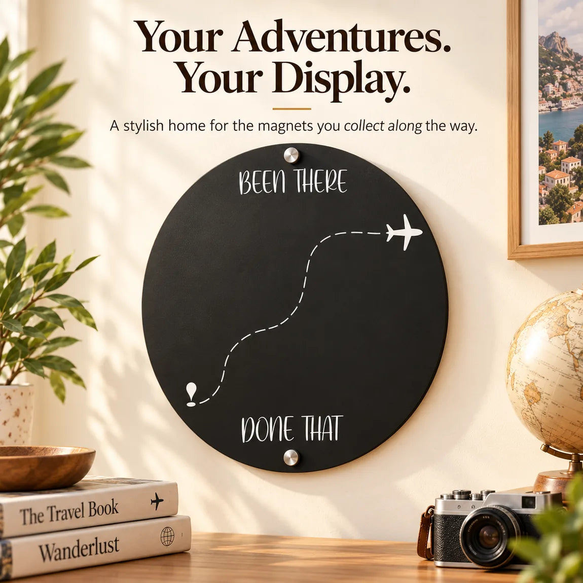 🌎✨Travel Magnet Board - 💕Every Magnet Has a Story. Every Journey Deserves a Place