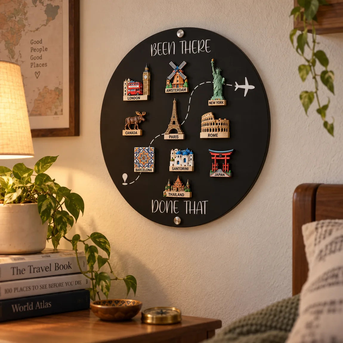 🌎✨Travel Magnet Board - 💕Every Magnet Has a Story. Every Journey Deserves a Place