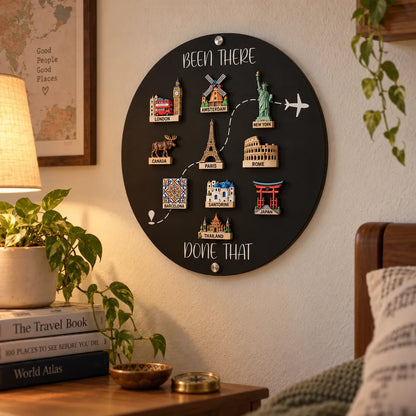 🌎✨Travel Magnet Board - 💕Every Magnet Has a Story. Every Journey Deserves a Place