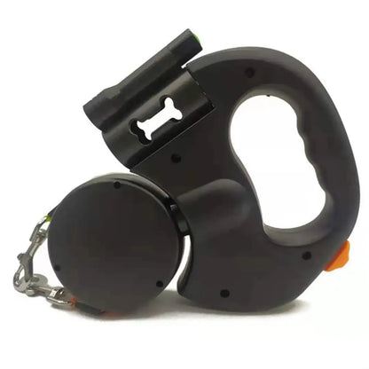 Dual Retractable Dog Leash – Walk Two Dogs with One Handle