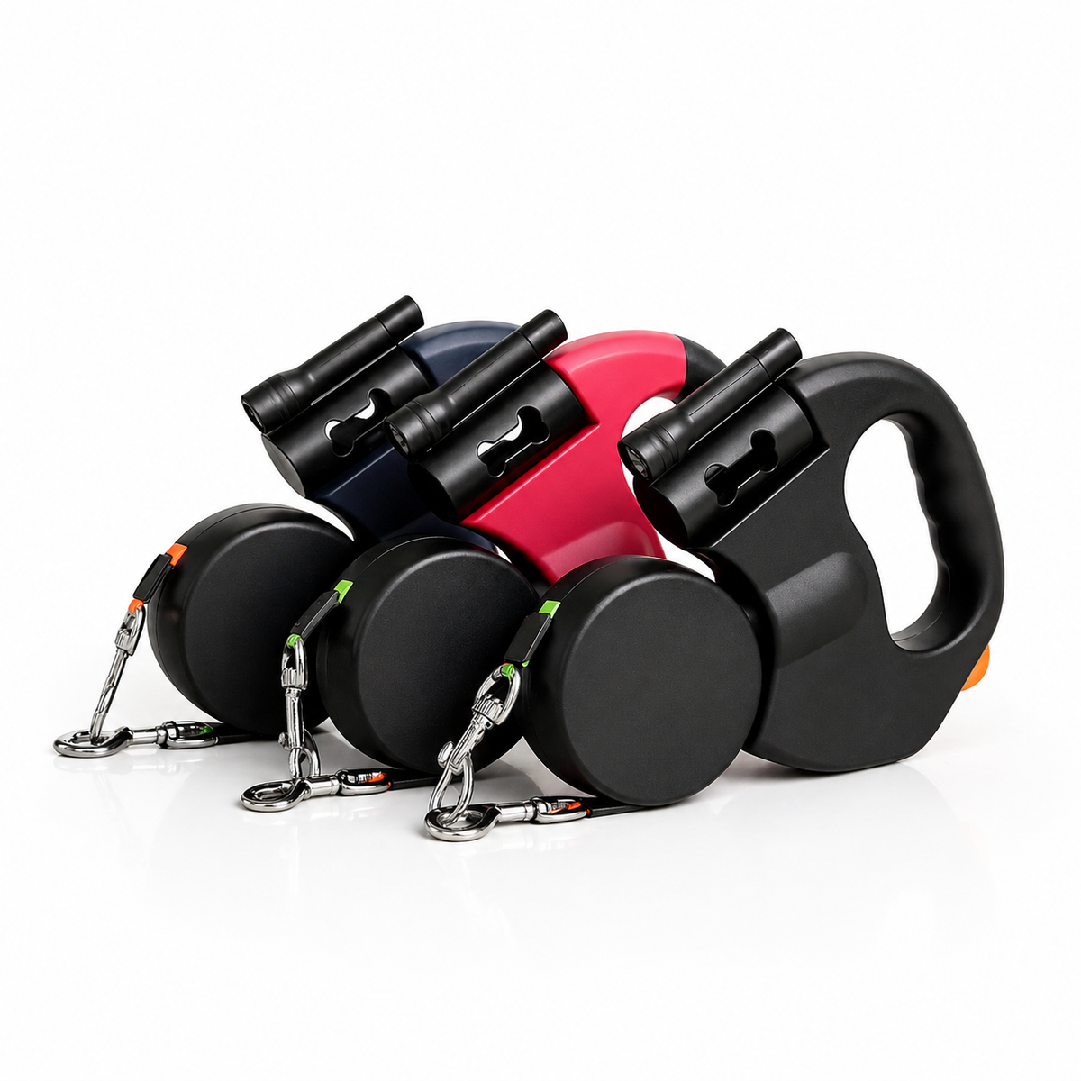 Dual Retractable Dog Leash – Walk Two Dogs with One Handle