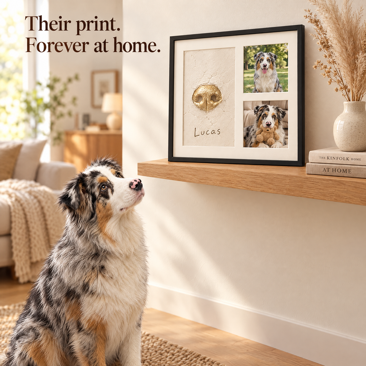 Baby & Pet Paw Print Keepsake Frame – A Forever Memory of Your Little Loves
