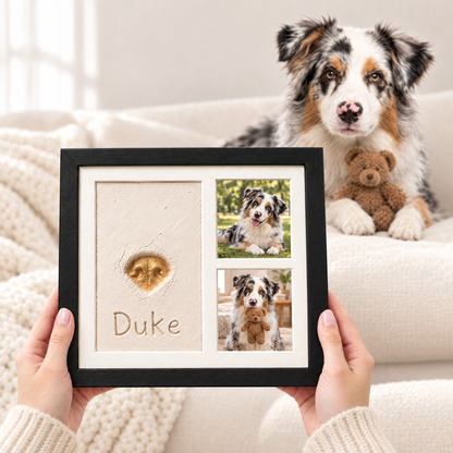 Baby & Pet Paw Print Keepsake Frame – A Forever Memory of Your Little Loves
