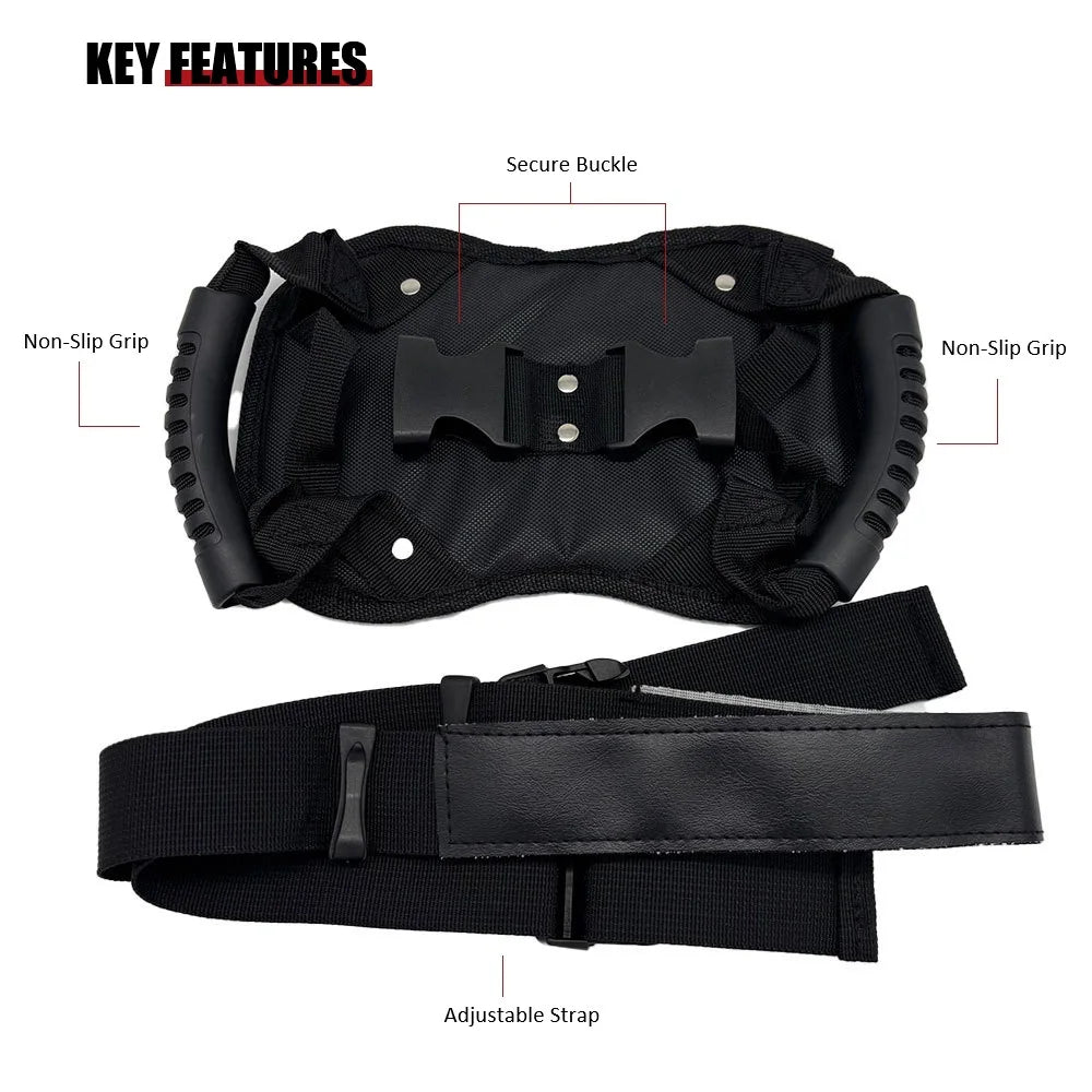 Adjustable Motorcycle Rear Seat Armrests Anti-Slip Handles for Travel - Product image 5