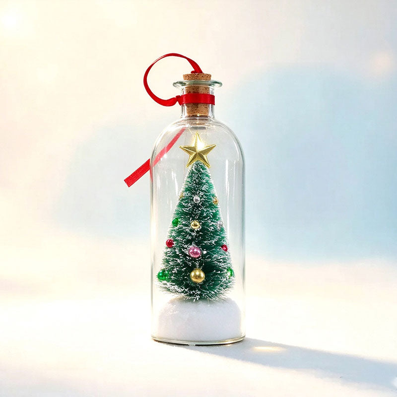 Recordable Voice Message Christmas Memory Bottle - Meaningful & Holiday Decoration