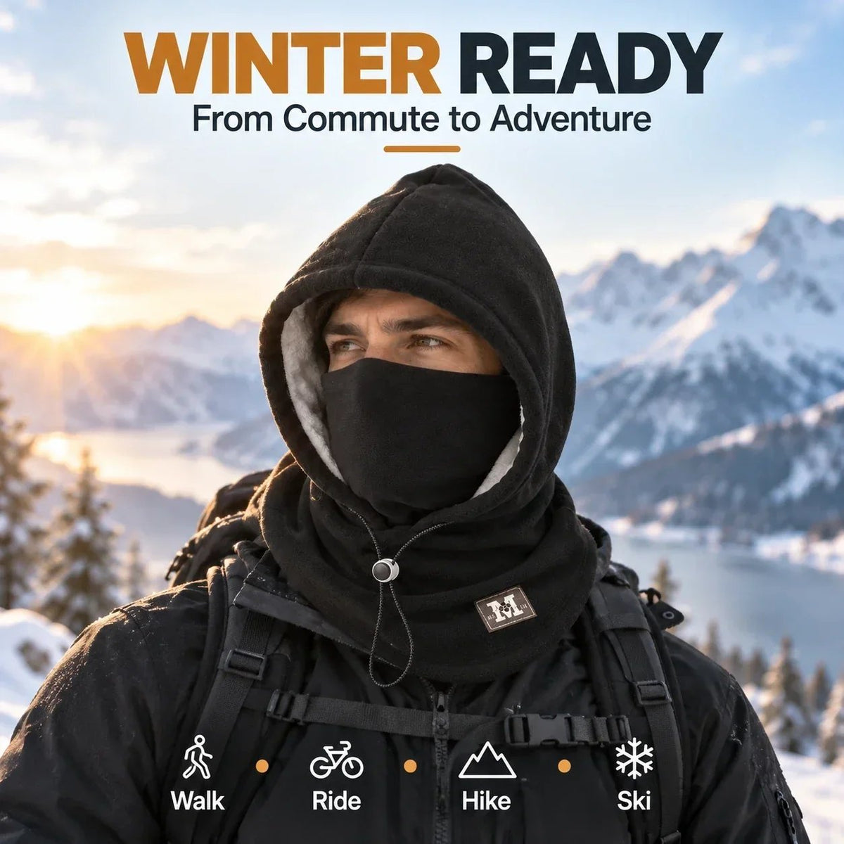 3-in-1 Winter Windproof Face & Neck Cover: Warmth & Full Protection