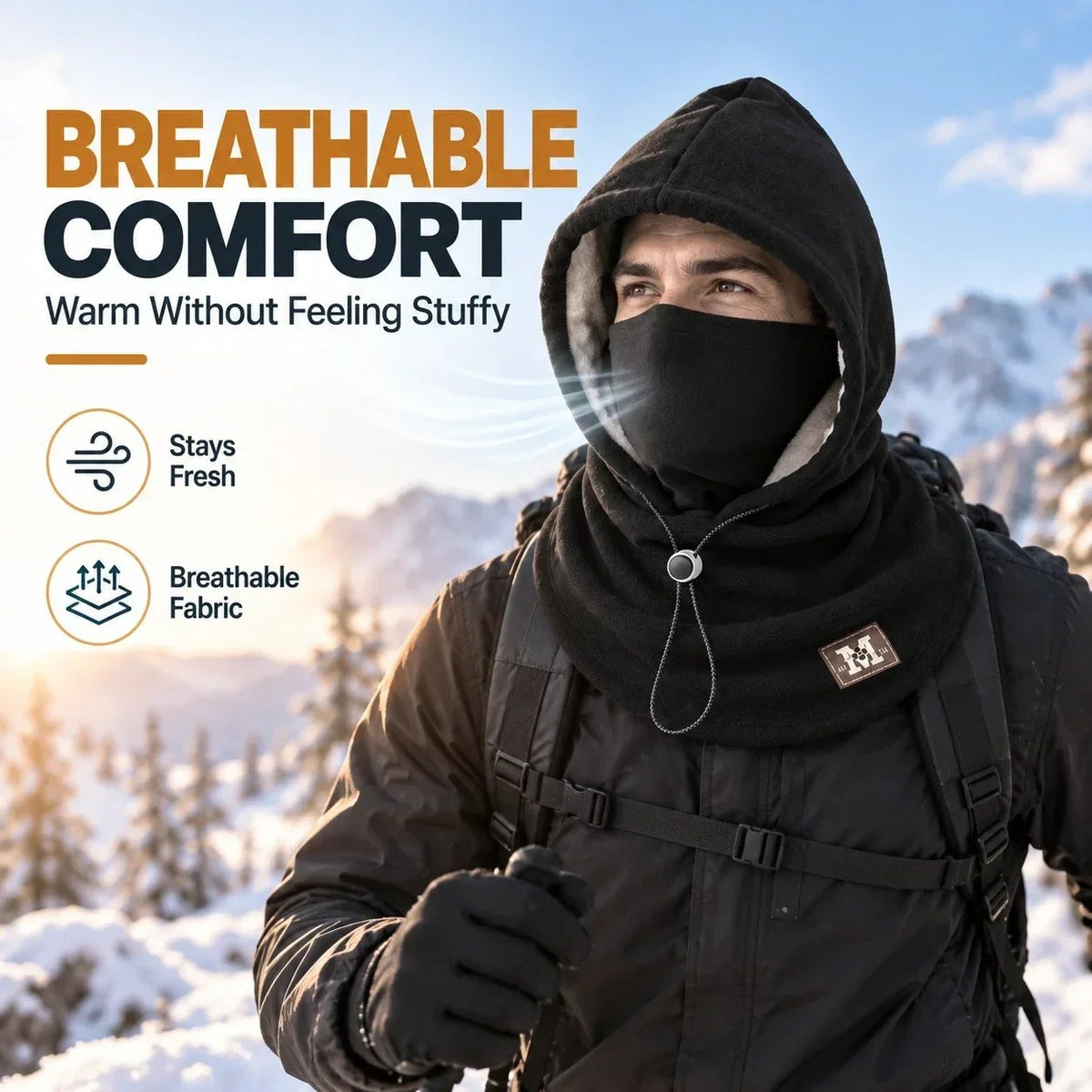 3-in-1 Winter Windproof Face & Neck Cover: Warmth & Full Protection