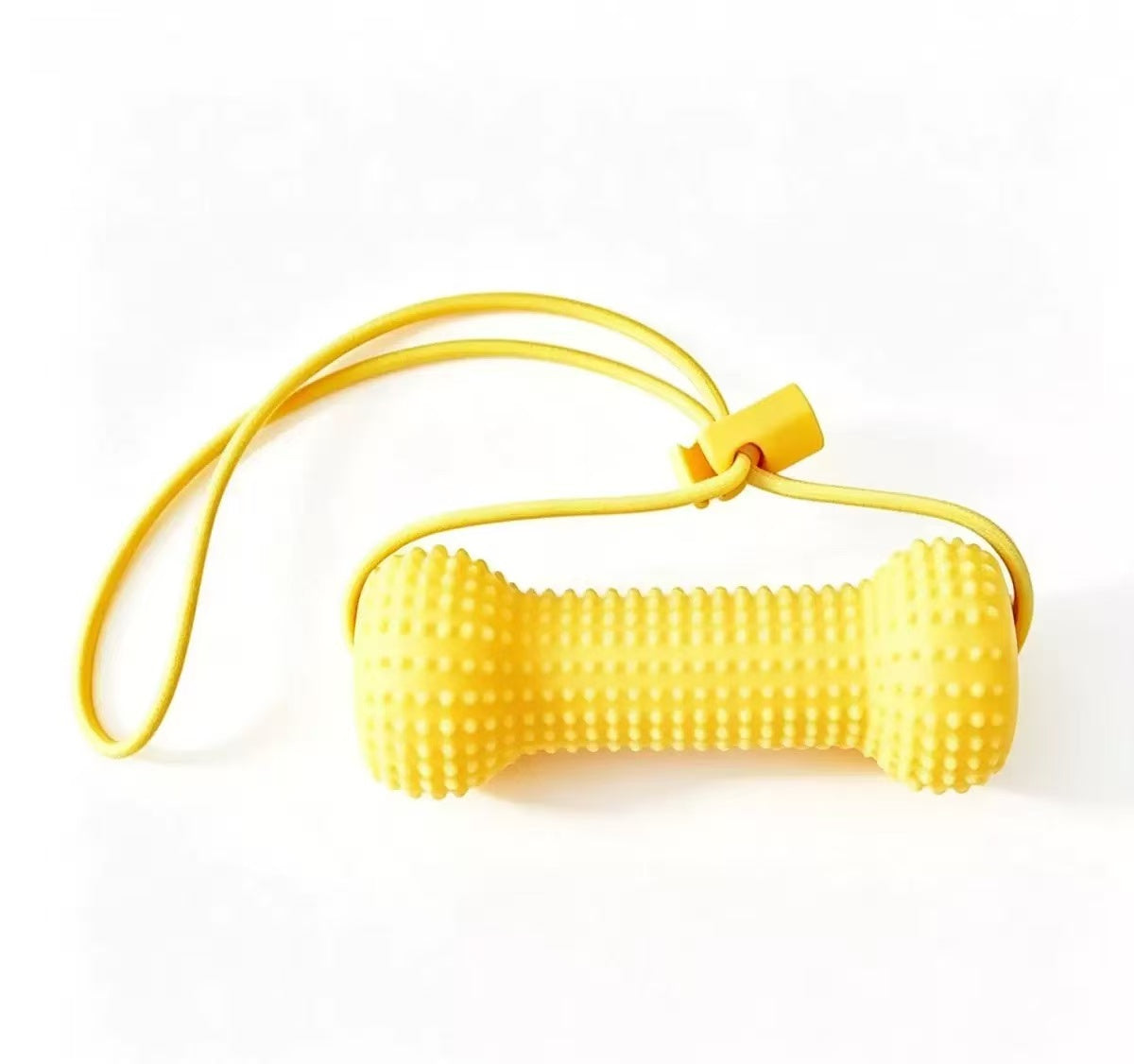 🐶 Dog Teeth Cleaning Toy – Interactive Dental Chew Bone with Rope to Help Keep Your Dog’s Mouth Open for Easier Brushing & Oral Care 🦷💙