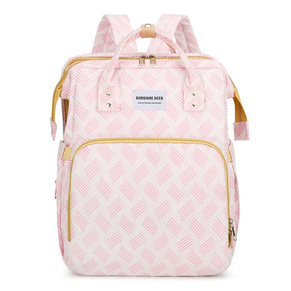 Premium Diaper Backpack – All-in-One Baby Bag with USB Charging Port, Stroller Straps & Smart Storage for Busy Parents 🍼✨