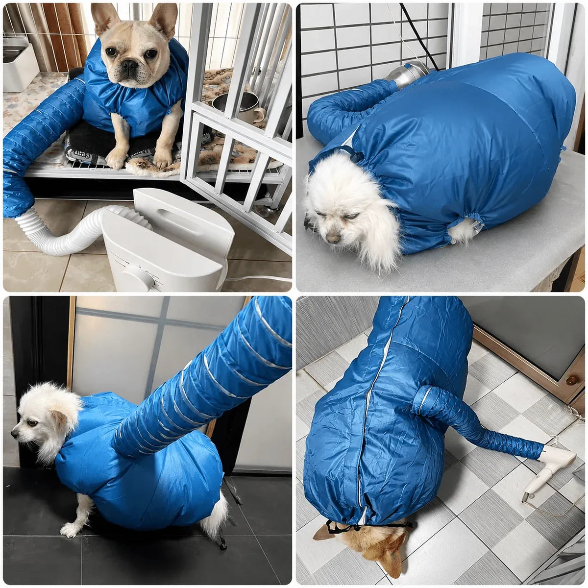 Hands-Free Pet Drying Bag – Quick Drying Towel Bag for Dogs & Cats After Bath