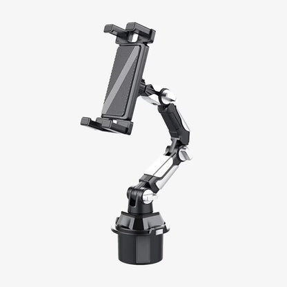 Adjustable Car Cup Holder Phone & Tablet Mount – 360° Rotating Universal Stand