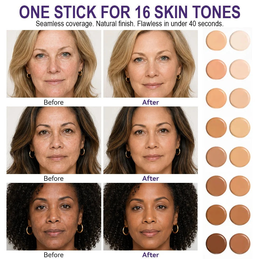 Changing Foundation Makeup Stick  – The stick that makes mature skin glow again