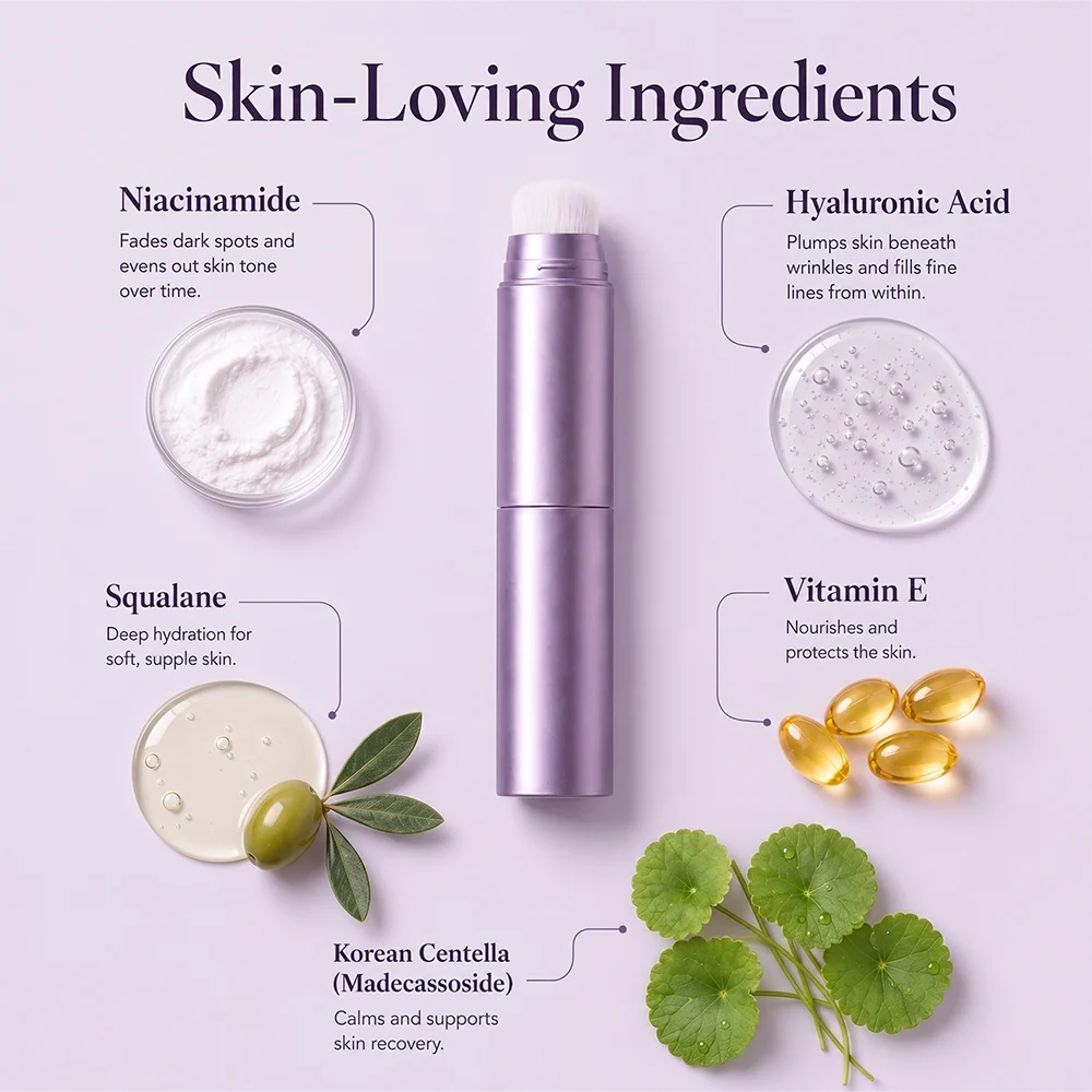 Changing Foundation Makeup Stick  – The stick that makes mature skin glow again