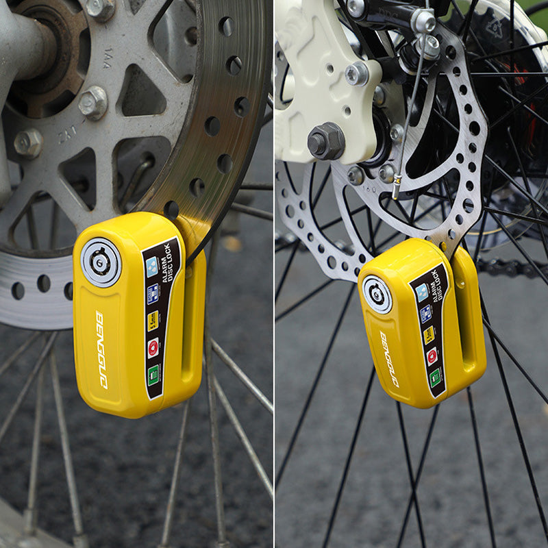🛡️ The Guardian of Your Ride 🏍️ | Motorcycle Anti-theft Alarm Disc Lock 🚨🔒