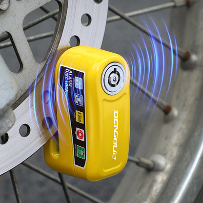 🛡️ The Guardian of Your Ride 🏍️ | Motorcycle Anti-theft Alarm Disc Lock 🚨🔒