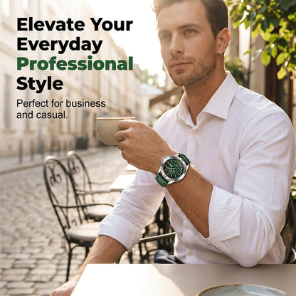 ⌚Swiss Explorer Watch | microscope‑calibrated movement，Luminous，3D Dial & 30M Water Resistant