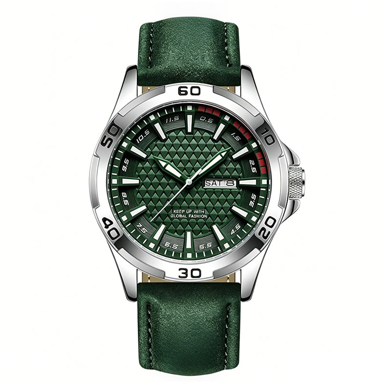 ⌚Swiss Explorer Watch | microscope‑calibrated movement，Luminous，3D Dial & 30M Water Resistant