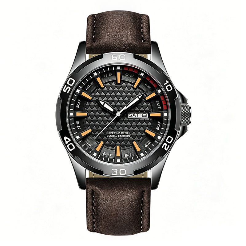 ⌚Swiss Explorer Watch | microscope‑calibrated movement，Luminous，3D Dial & 30M Water Resistant