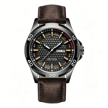 ⌚Swiss Explorer Watch | microscope‑calibrated movement，Luminous，3D Dial & 30M Water Resistant