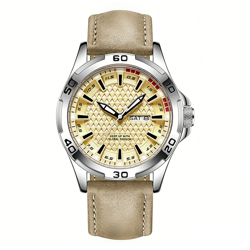 ⌚Swiss Explorer Watch | microscope‑calibrated movement，Luminous，3D Dial & 30M Water Resistant