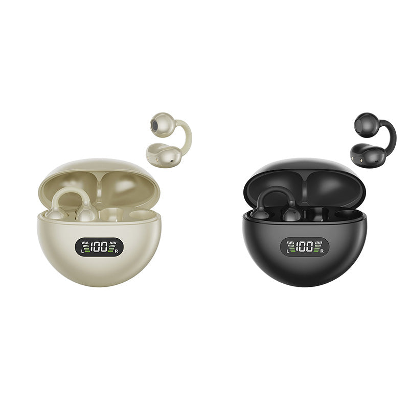 🔥50% OFF Clip-On Open Ear Bluetooth Earbuds | 50K Sold, No Ear Pain, 8-10H Playtime