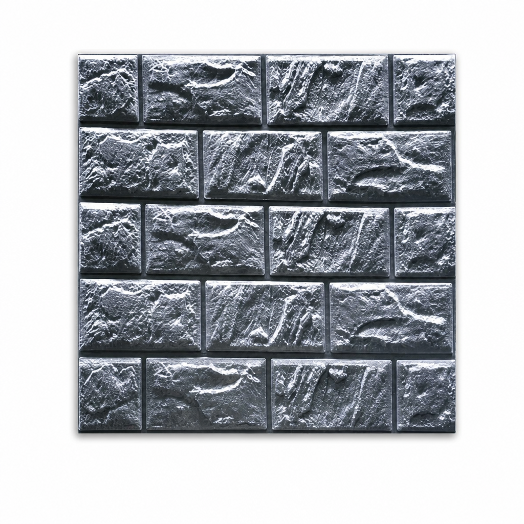 🧱 50% OFF! 🏡 Self-Adhesive 3D Tile Panels – Brick texture, waterproof & 16 colours ✨