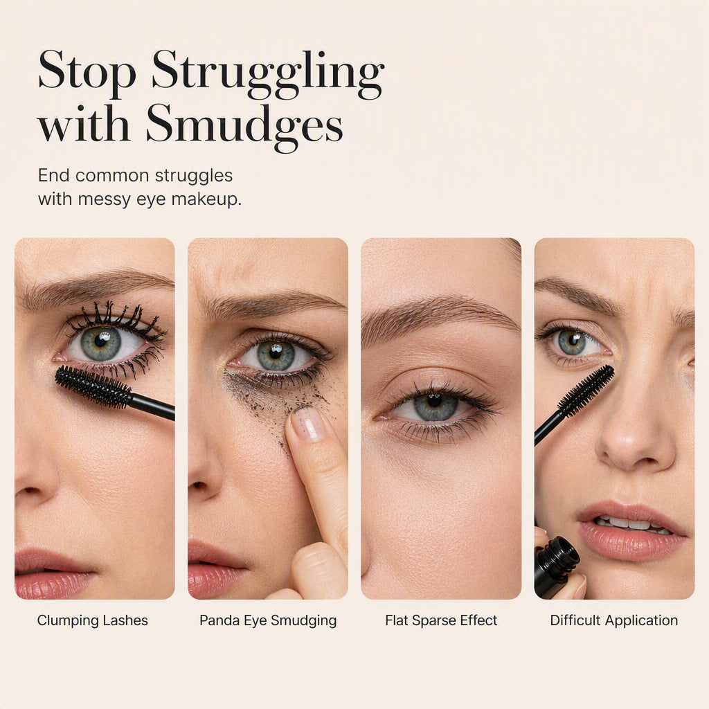 🥳2026 HOT SALE🥳💞50K+ SOLD! 💄 Double-Ended Waterproof Volumizing Mascara – 2mm precision brush, bionic fibers & 24H waterproof. No clumps, no smudges – perfect for gym & office! ✨🛡️