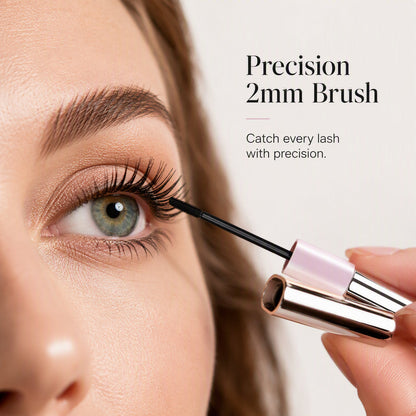 🥳2026 HOT SALE🥳💞50K+ SOLD! 💄 Double-Ended Waterproof Volumizing Mascara – 2mm precision brush, bionic fibers & 24H waterproof. No clumps, no smudges – perfect for gym & office! ✨🛡️