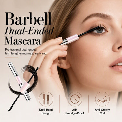 🥳2026 HOT SALE🥳💞50K+ SOLD! 💄 Double-Ended Waterproof Volumizing Mascara – 2mm precision brush, bionic fibers & 24H waterproof. No clumps, no smudges – perfect for gym & office! ✨🛡️