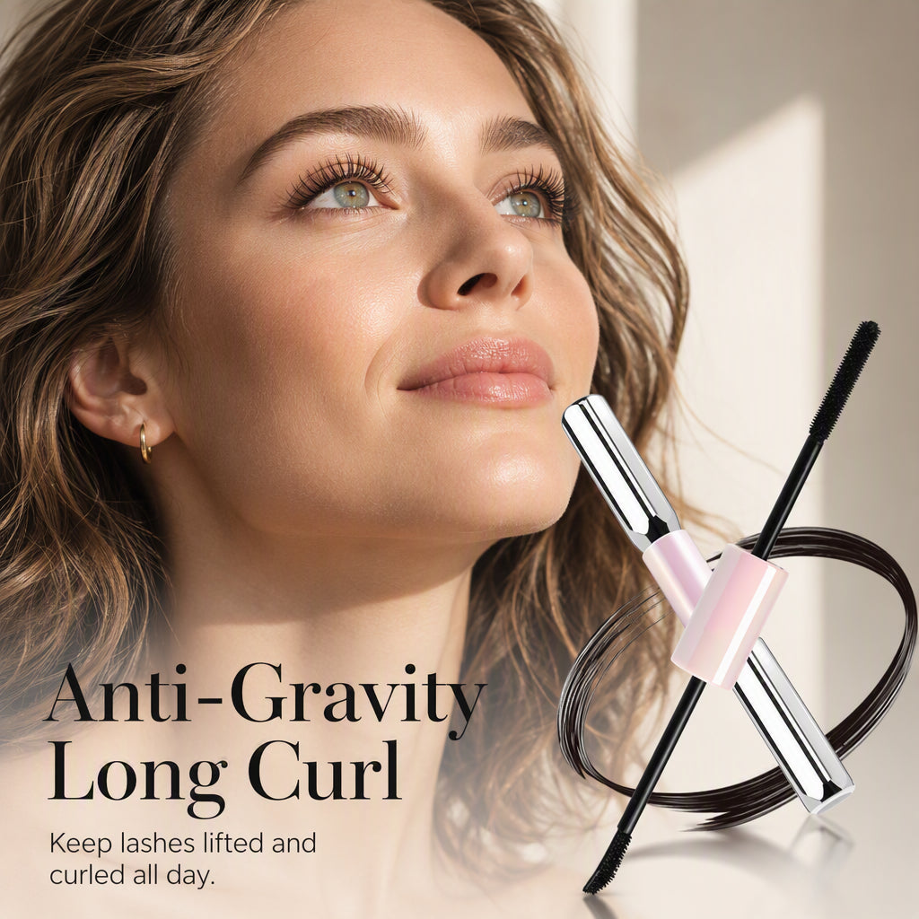 🥳2026 HOT SALE🥳💞50K+ SOLD! 💄 Double-Ended Waterproof Volumizing Mascara – 2mm precision brush, bionic fibers & 24H waterproof. No clumps, no smudges – perfect for gym & office! ✨🛡️
